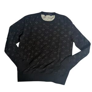 LV Black Designer Sweater
